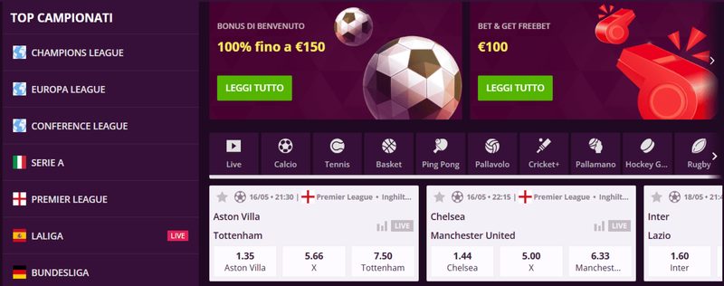 Promozioni e bonus su Malina Casino con offerte fino a 500€ e giri gratuiti